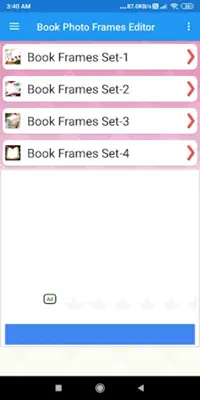 Book Photo Frames Editor DP, Quotes, Greeting android App screenshot 5